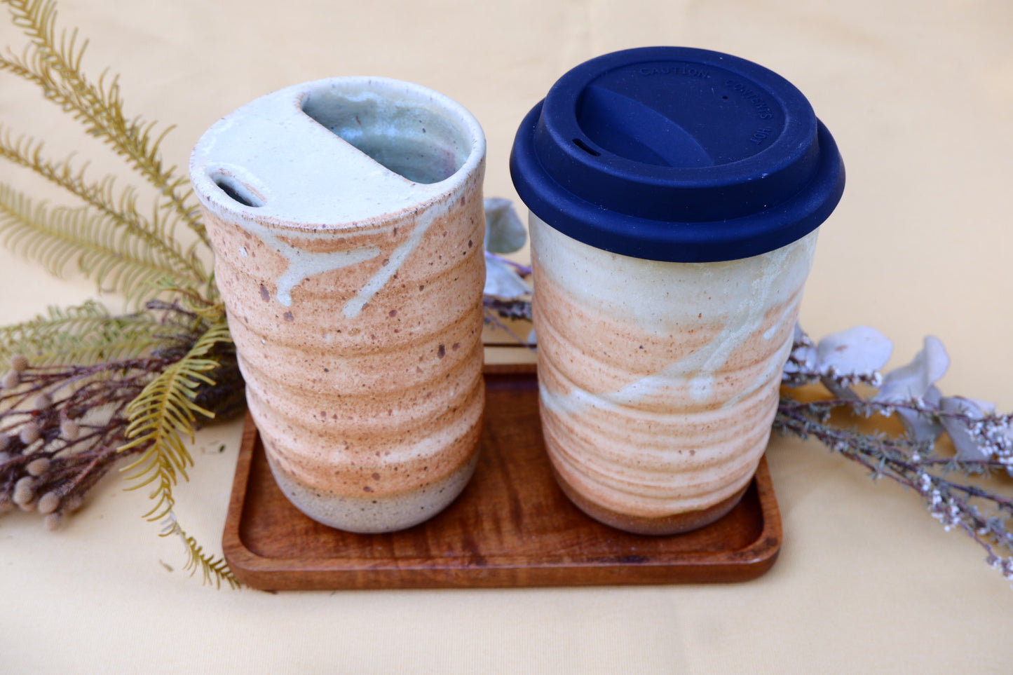 Tall Rusty Moonstone Sippy Cup