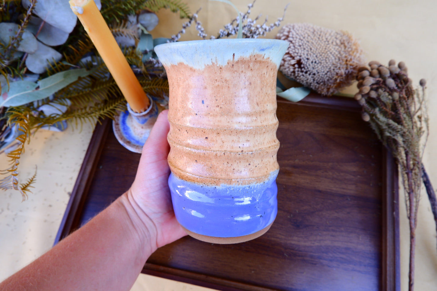 Short Rusty Adventurine Vase