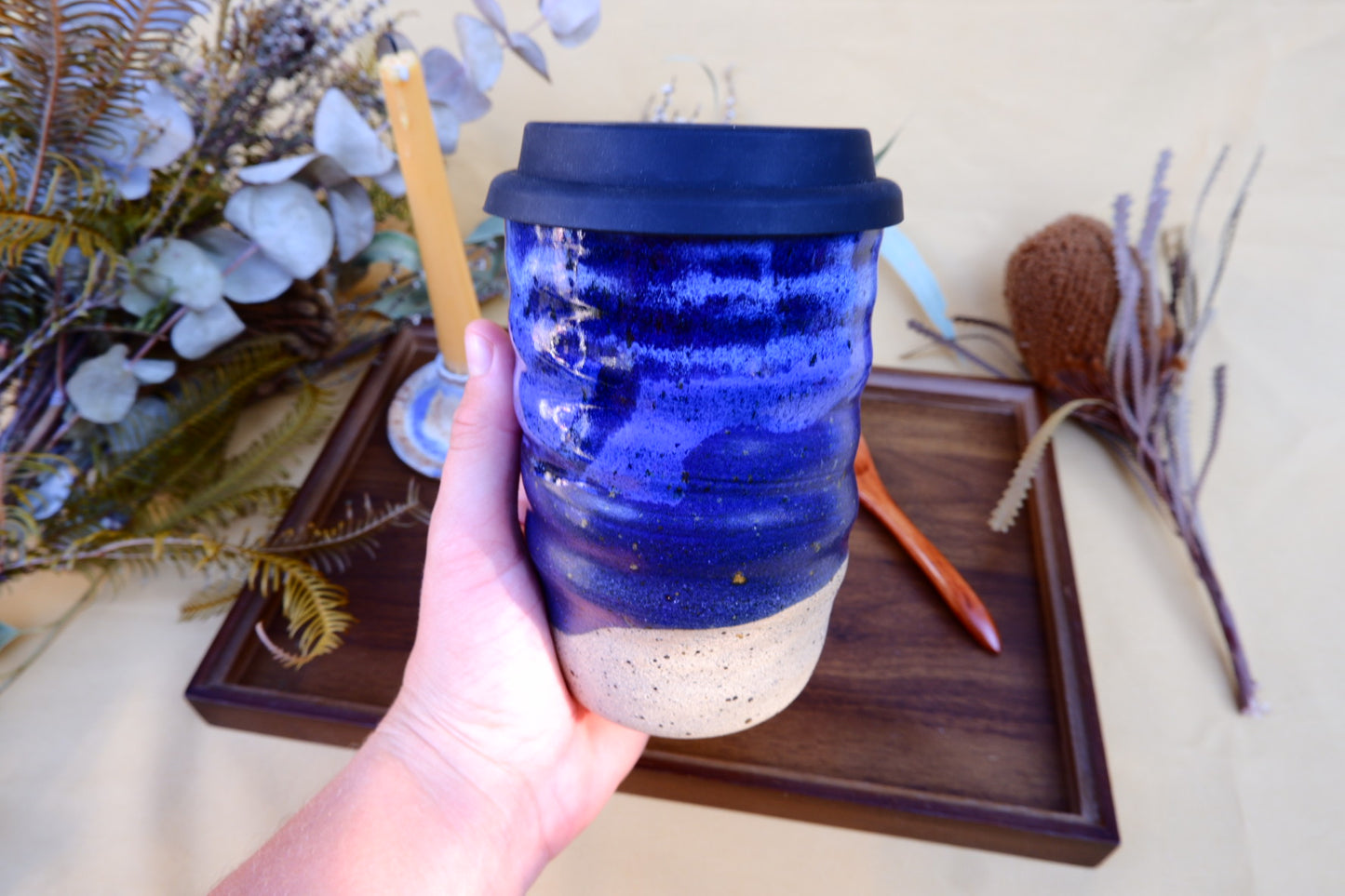 Tall Midnight Travel Cup