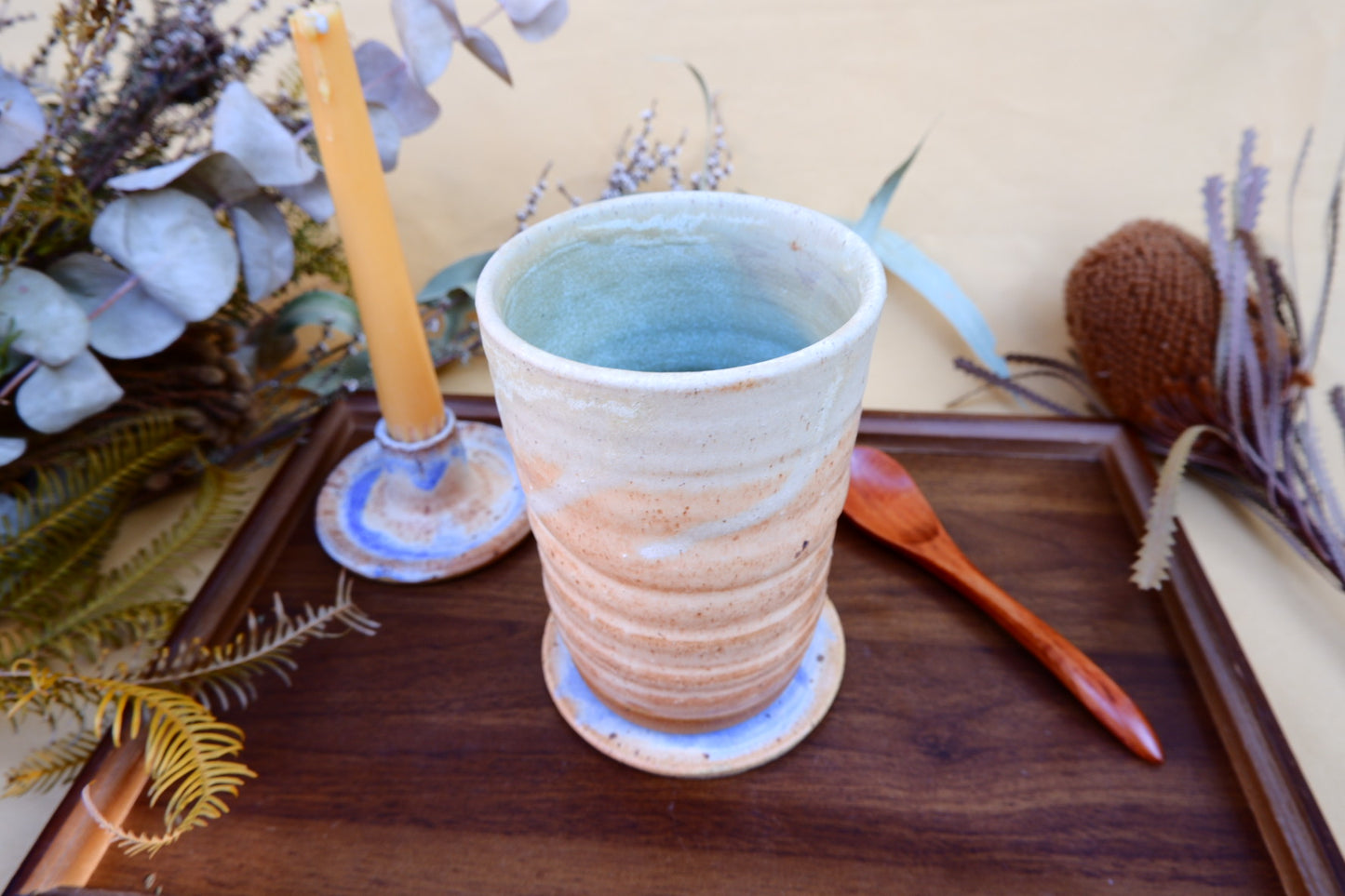 Tall Rusty Moonstone Travel Cup