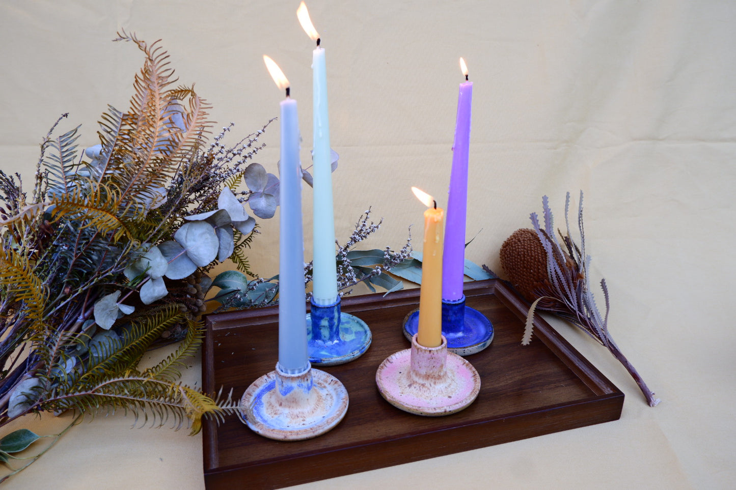 Adventurine Candle Holder