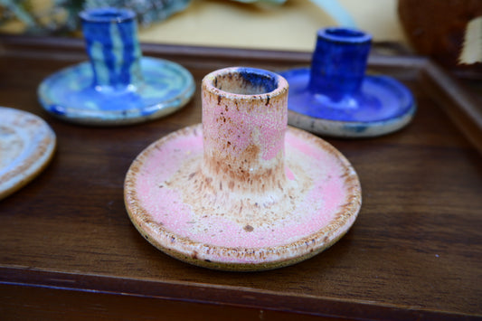 Rusty Coral Candle Holder