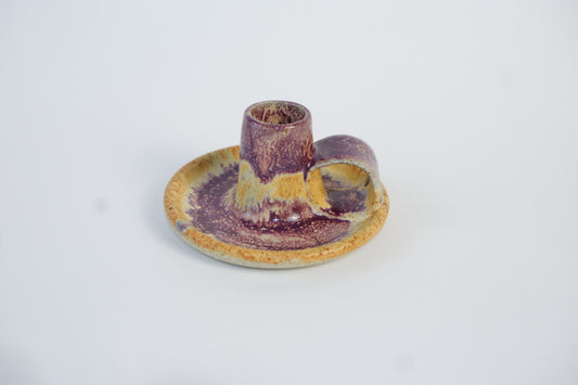 Sandstone Amethyst Candle Holder