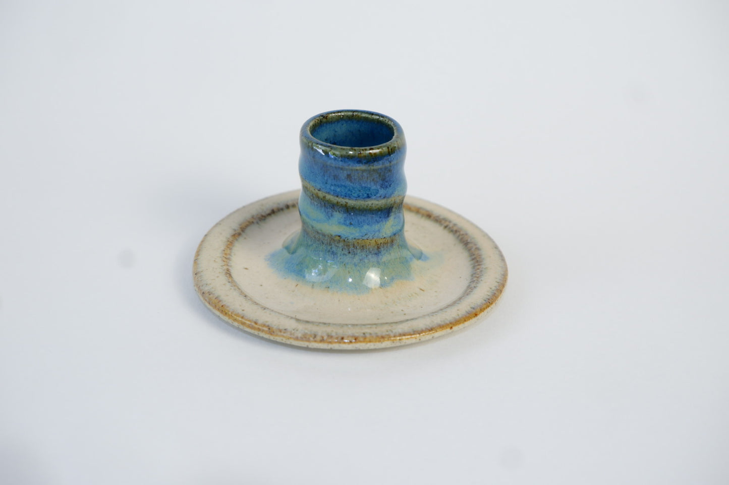 Sapphire Opal Candle Holder