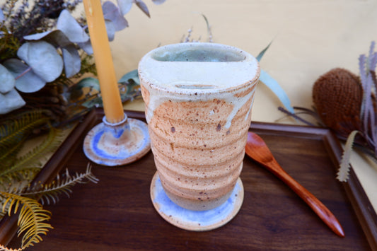Tall Rusty Moonstone Sippy Cup