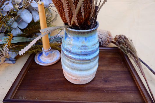 Tall Lapis Vase