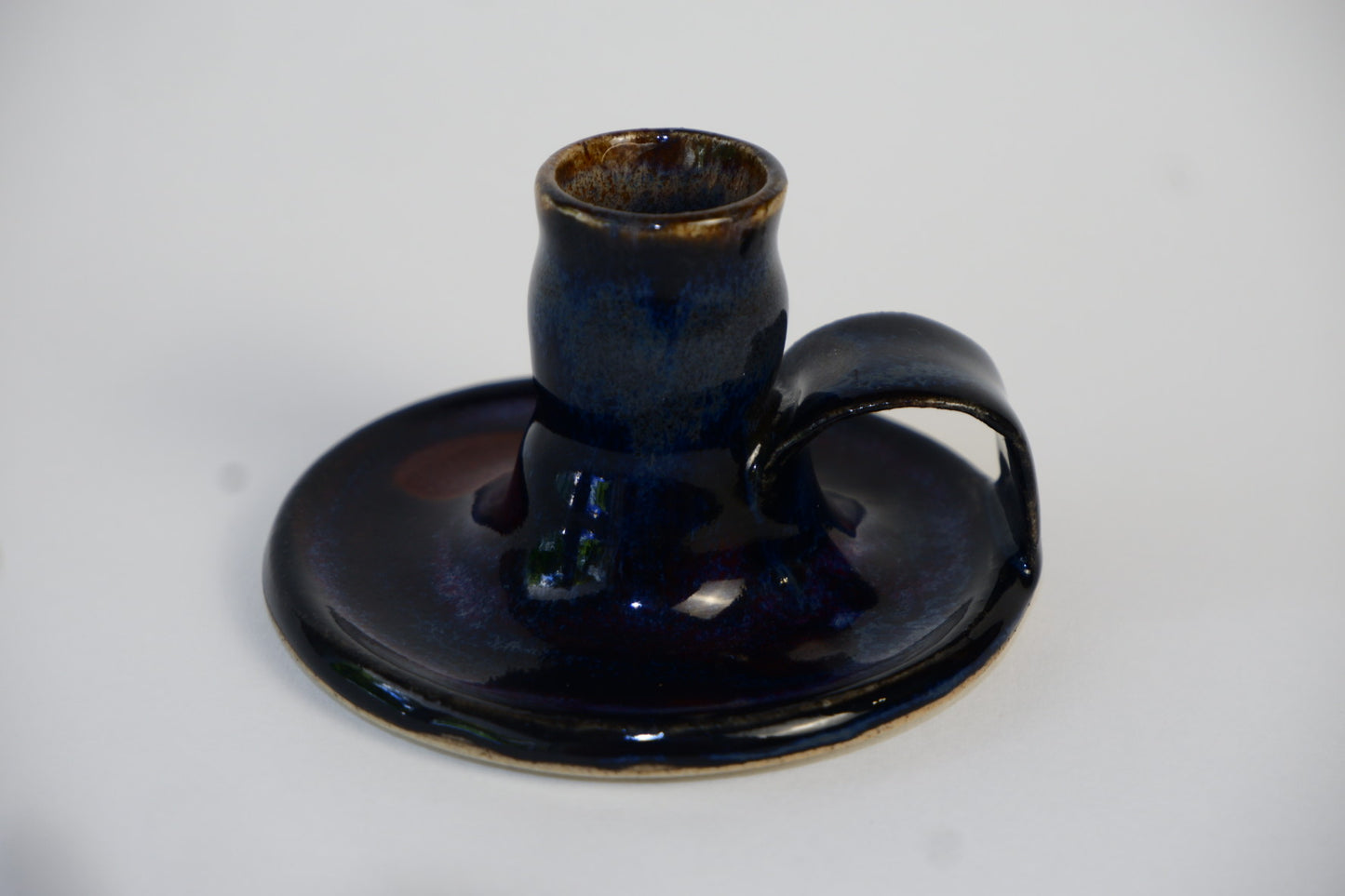 Obsidian Candle Holder