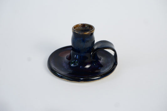 Obsidian Candle Holder