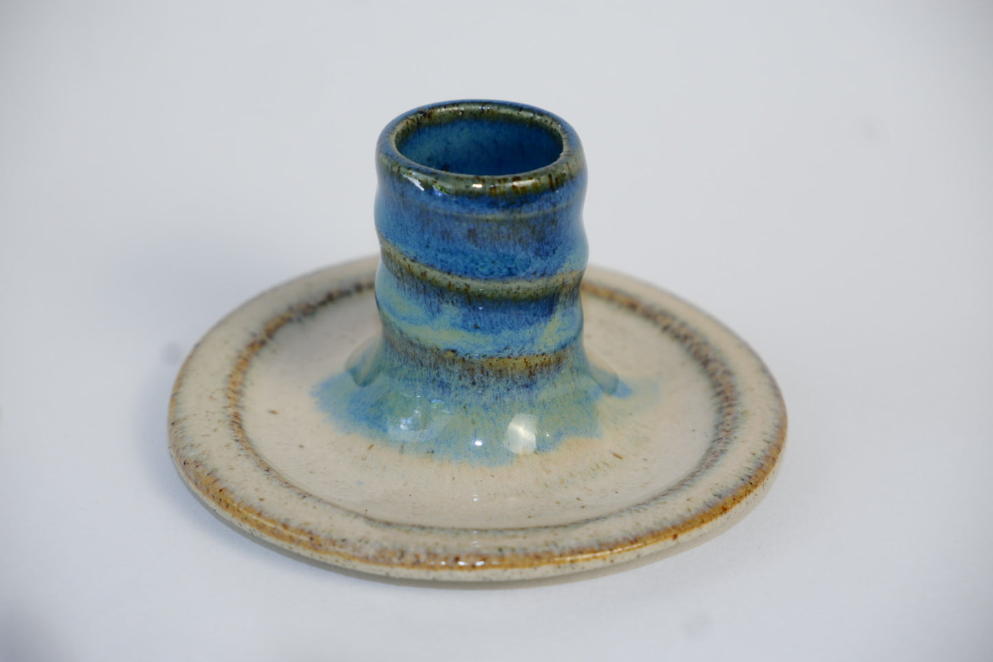 Sapphire Opal Candle Holder