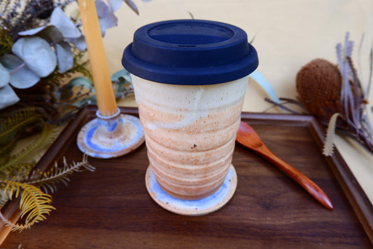 Tall Rusty Moonstone Travel Cup